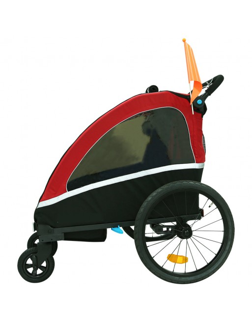 KidsCab Vector bicycle trailer with suspension