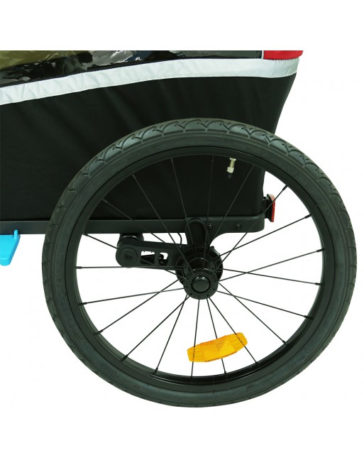 KidsCab Vector bicycle trailer with suspension