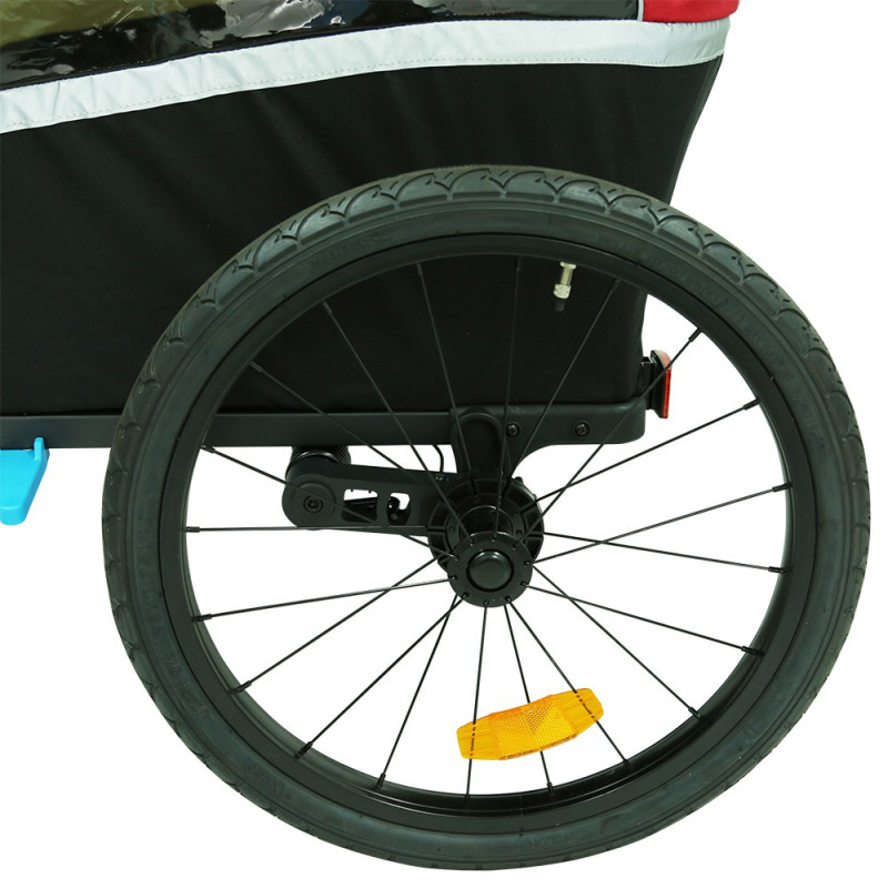 KidsCab Vector bicycle trailer with suspension