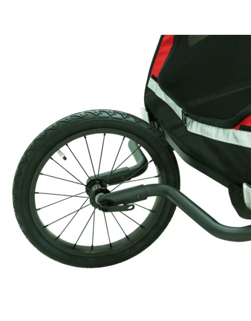 KidsCab Vector bicycle trailer with suspension