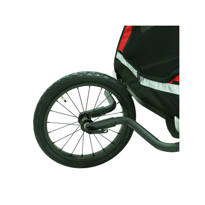 KidsCab Vector bicycle trailer with suspension