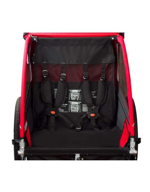 KidsCab Vector bicycle trailer with suspension