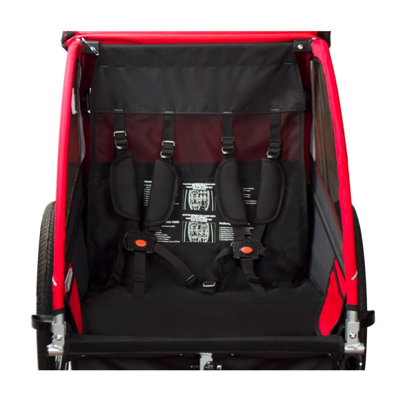 KidsCab Vector bicycle trailer with suspension