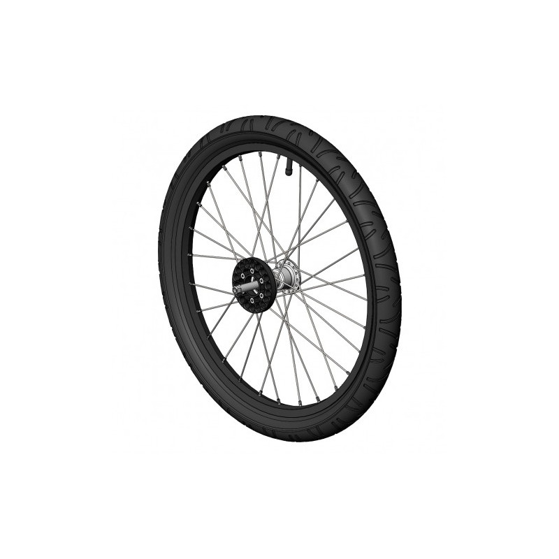 Croozer kid plus 20 inch zijwiel vanaf 2018