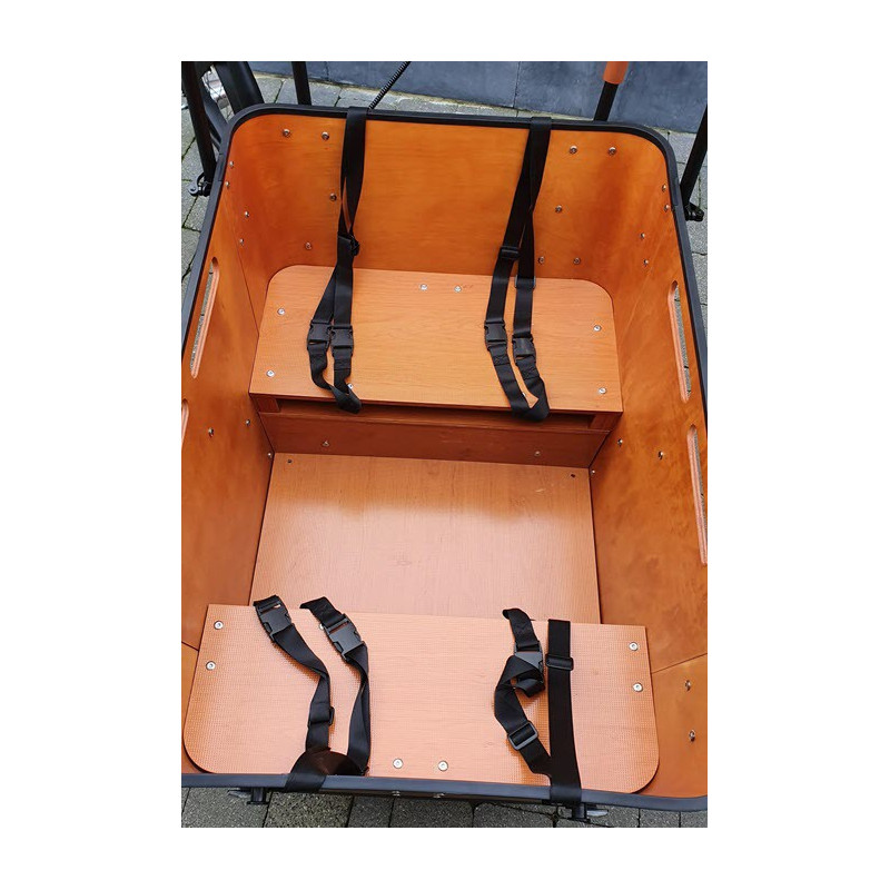 Vélo cargo électrique Vogue Carry 2 Marron - Bafang