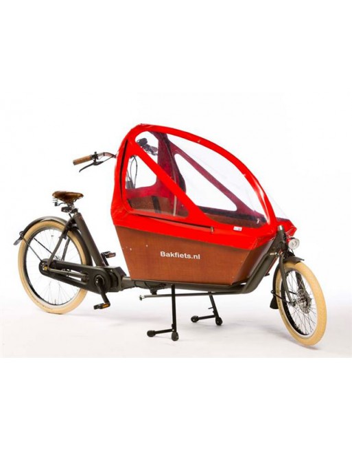 Bakfiets.nl Cargobike lange Abdeckung extra hoch