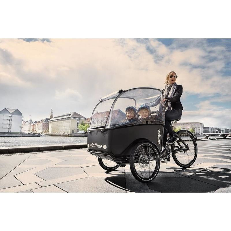 Winther Cargoo Electric child cargo trike