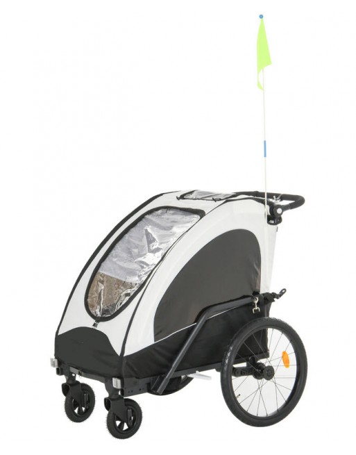 KidsCab Vector bicycle trailer with suspension