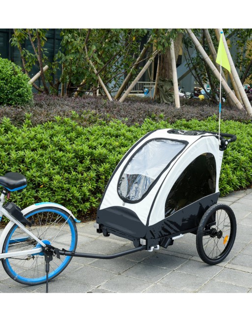 KidsCab Vector bicycle trailer with suspension