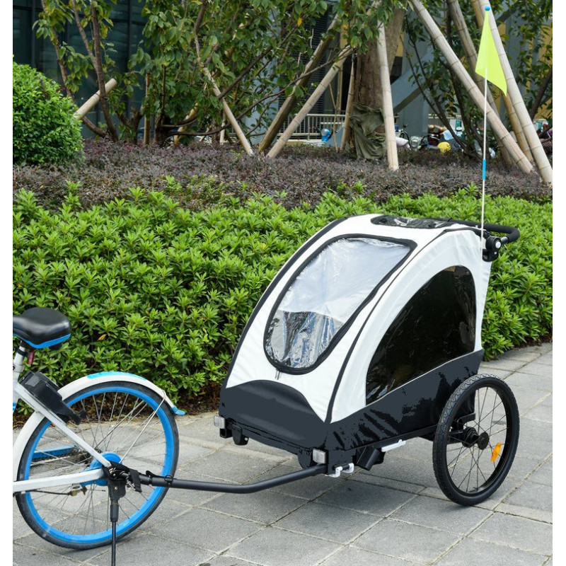 KidsCab Vector bicycle trailer with suspension