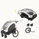 KidsCab Vector bicycle trailer with suspension