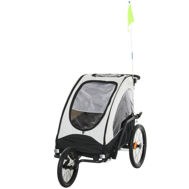 KidsCab Vector bicycle trailer with suspension