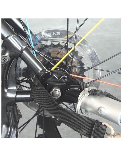 Remorque à vélo pour chien KidsCab Woof Medium avec suspension