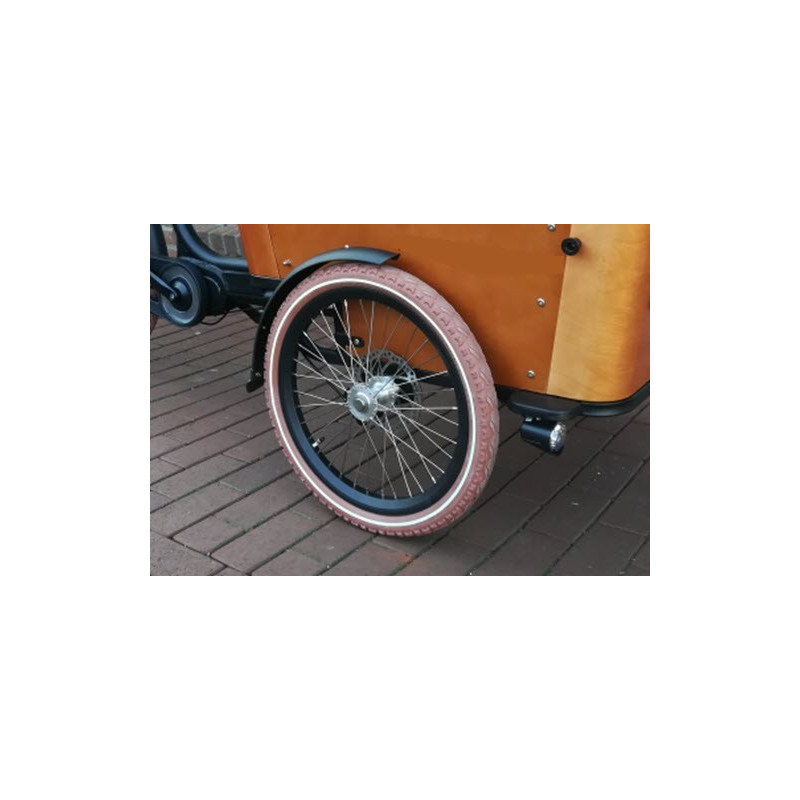 Vogue Carry 3 elektrische bakfiets zwart/bruin (hydraulisch)