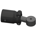 Qeridoo Drawbar Head with Internal Hex 2018 – Connection Between Drawbar and Bike Coupling