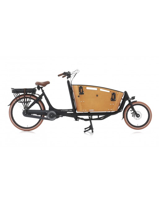 Vogue Carry 2 elektrische bakfiets Bruin - Bafang