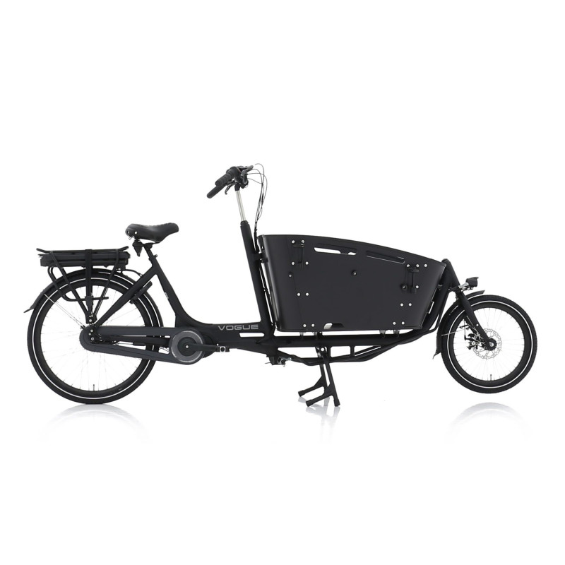 Vogue Carry 2 elektrische bakfiets Zwart - Bafang