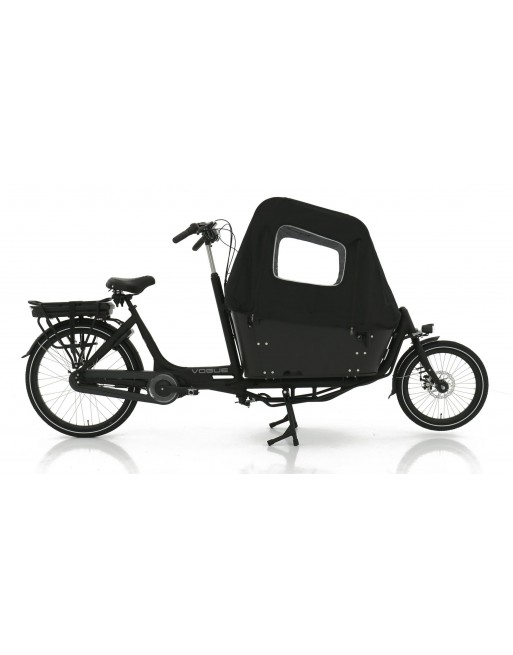 Vogue Carry 2 elektrische bakfiets Zwart - Bafang