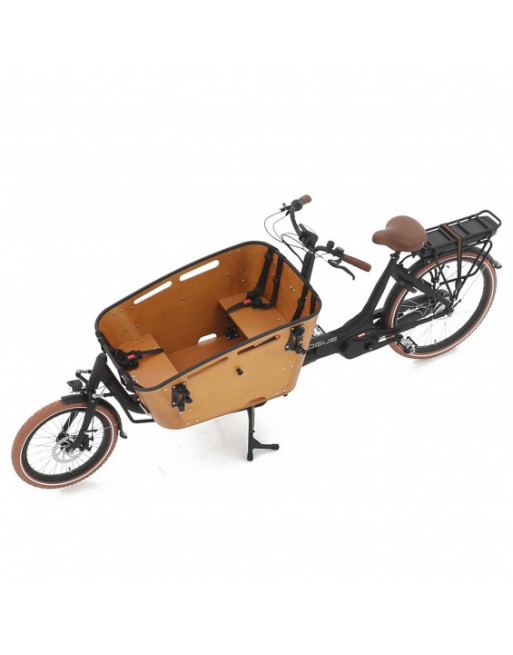 Vogue Carry 2 elektrisches Lastenfahrrad Schwarz - Bafang