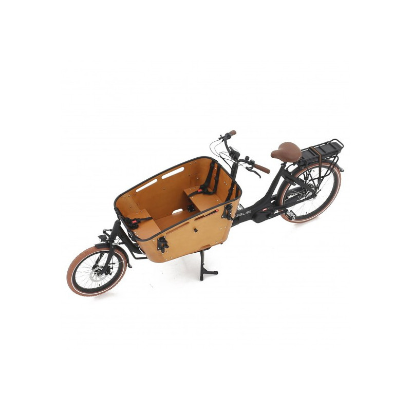 Vogue Carry 2 elektrische bakfiets Zwart - Bafang