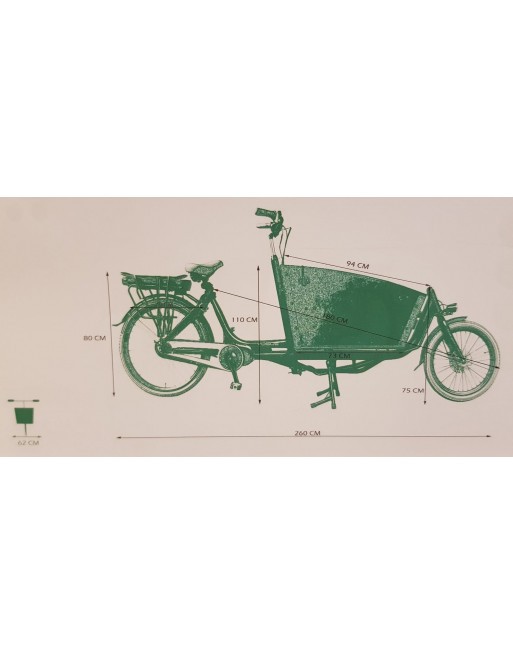 Vogue superior 2 electric cargo bike