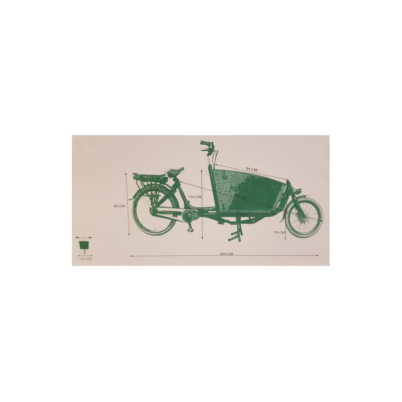 Vogue superior 2 electric cargo bike
